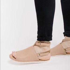 Tan Sorel Ella Mule Strap Sandal